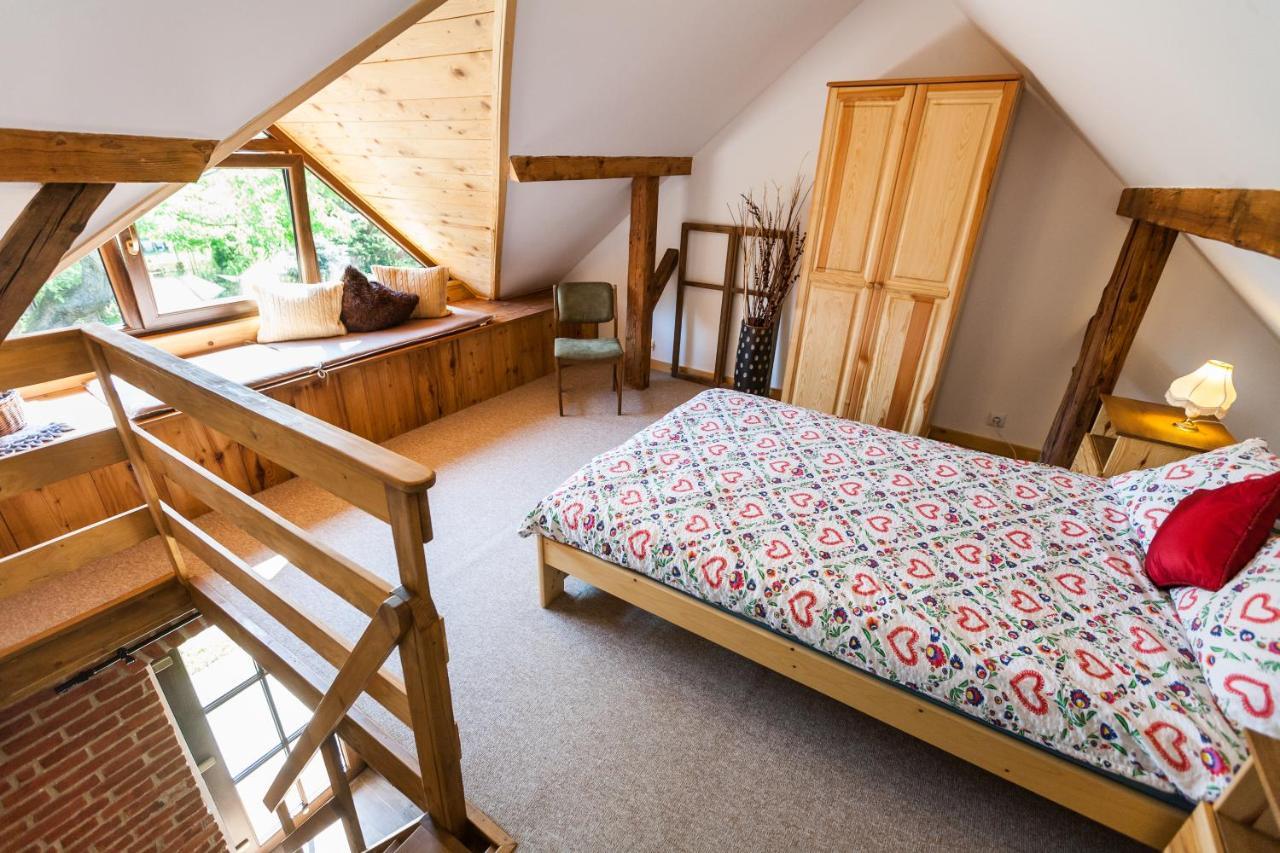 Vila Dom Pod Orzechem Łapczyce Exteriér fotografie